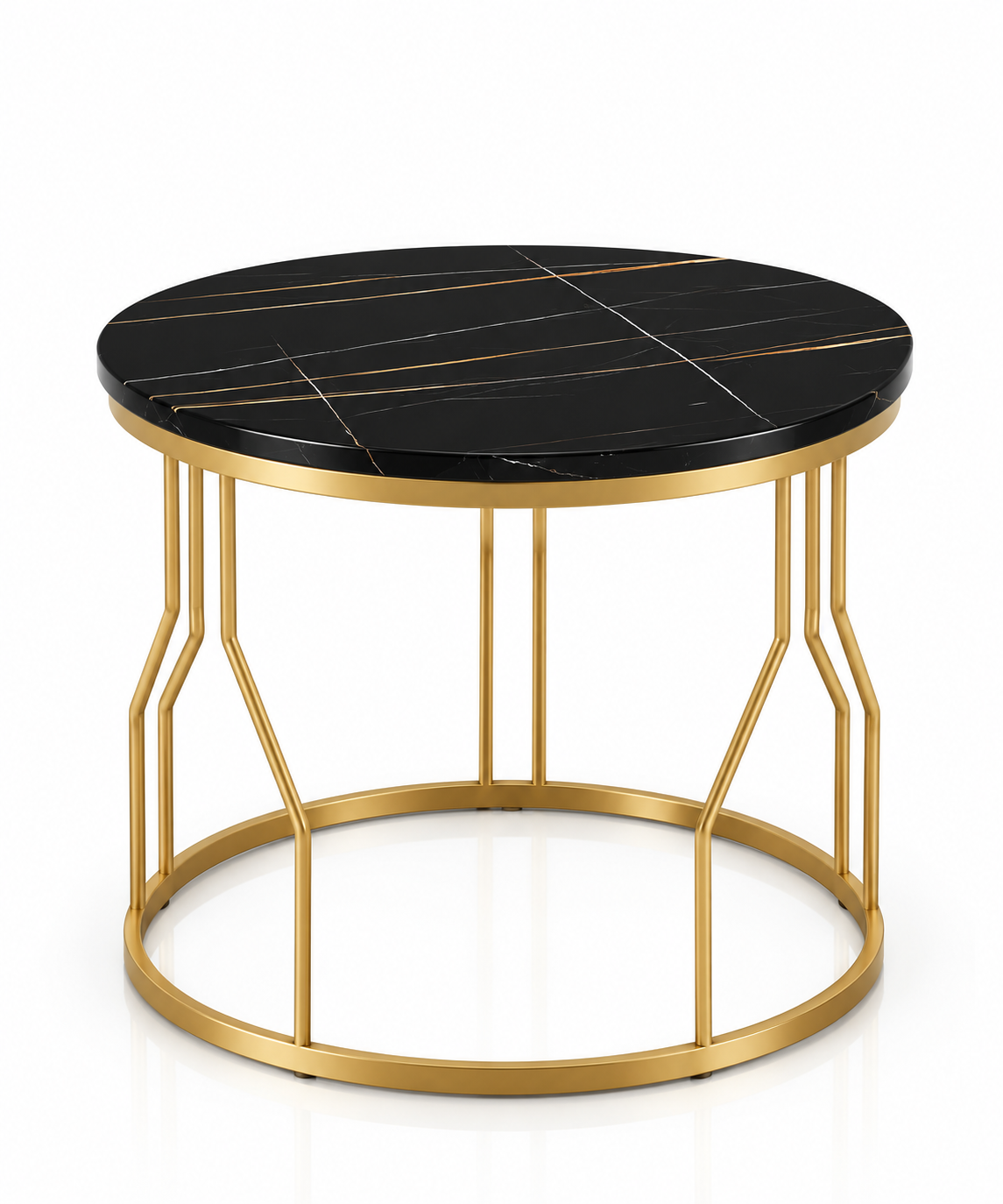 Gold Geometric Centre Table