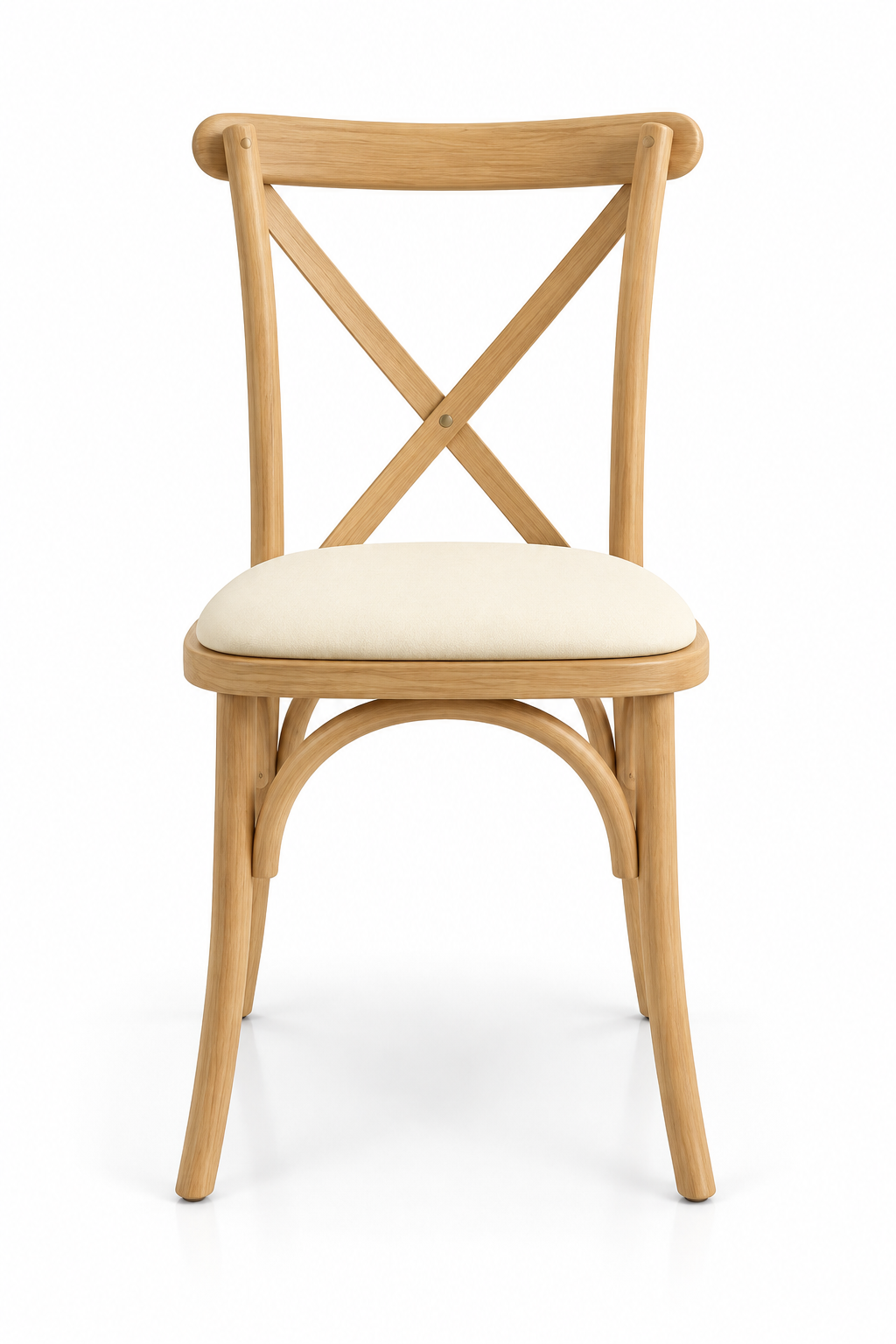 Classic Cross-Back Metal Chair