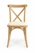 Classic Cross-Back Metal Chair