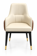 Ivory Luxe Quilted Armchair