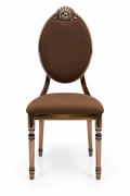 Rich Brown Royal Oval PVD Chair