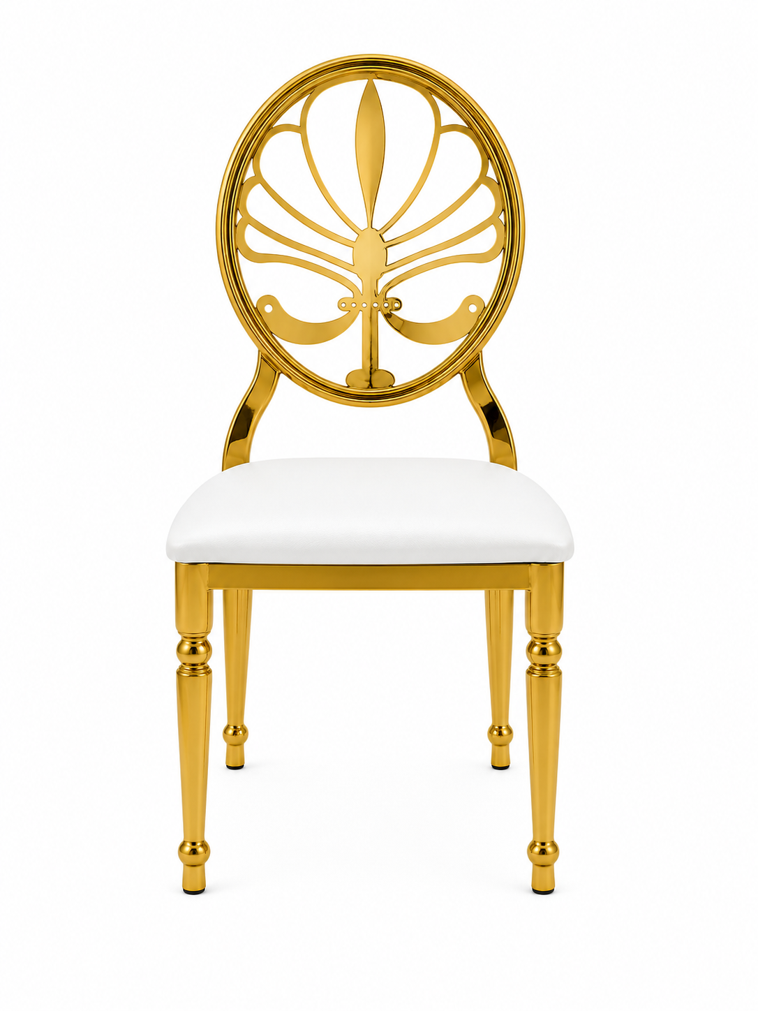 Floral Crest PVD Chair