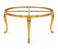 Elegant Curved Gold Table Frame