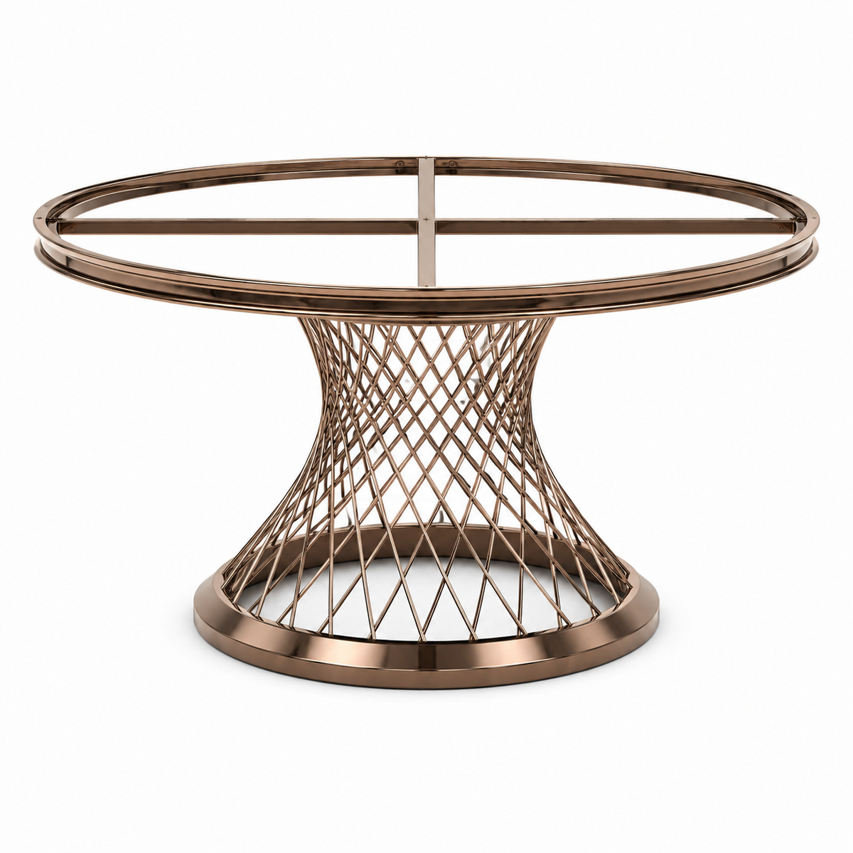 Diamond Lattice Round Table Frame