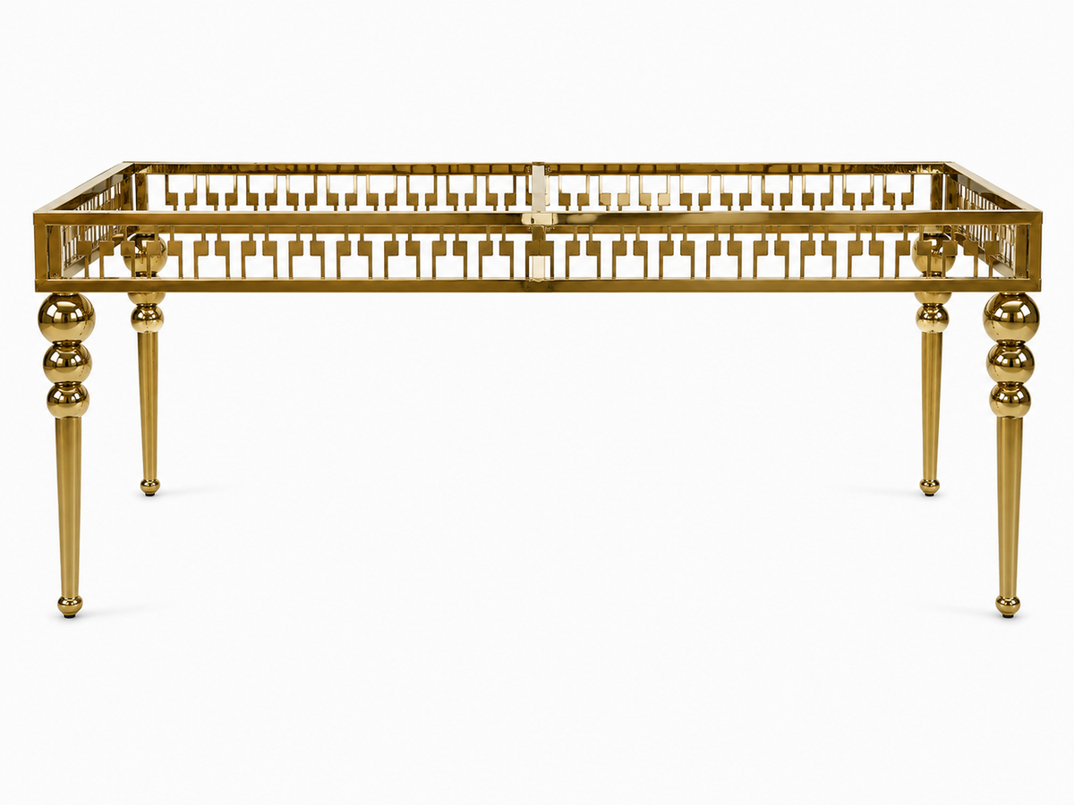 Imperial Geometric Gold Table Frame