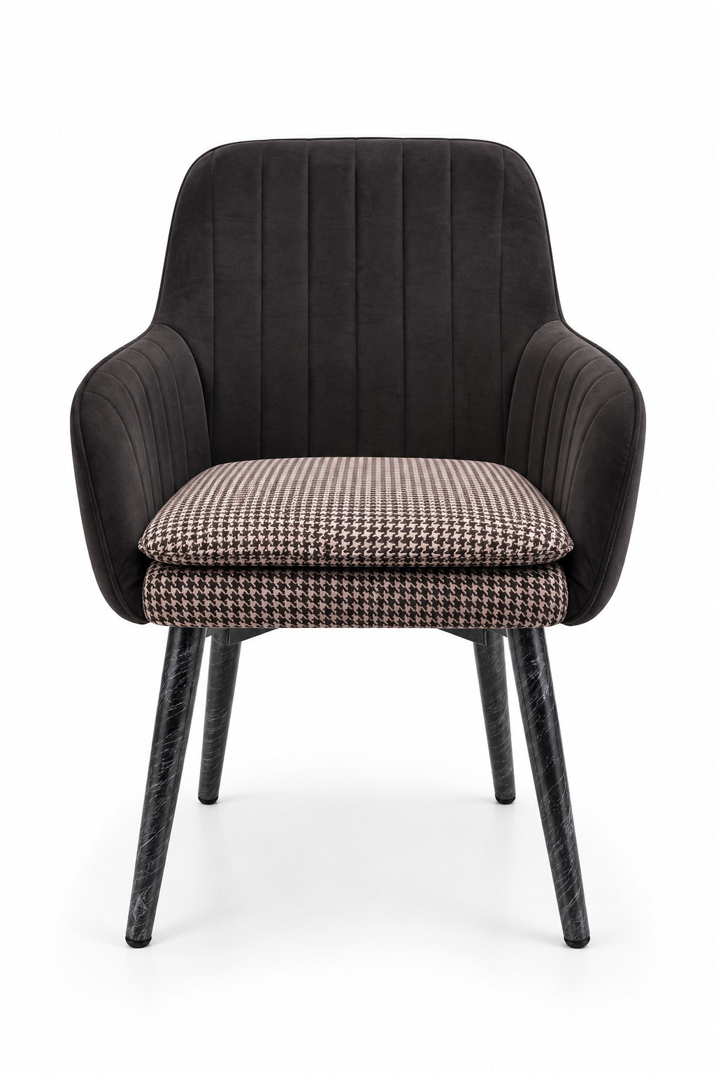 Houndstooth Luxe Armchair