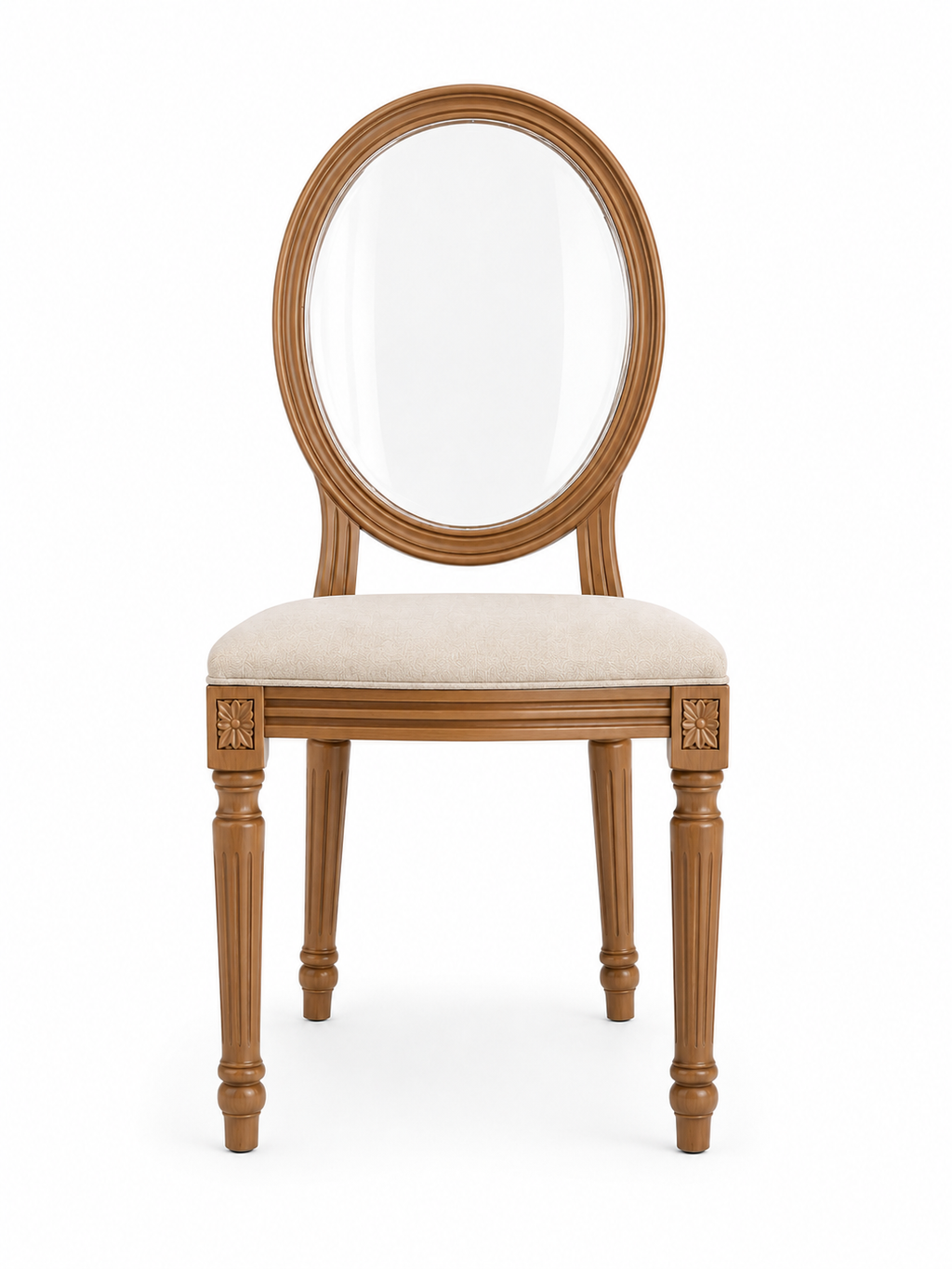 Oval Crystal Chair