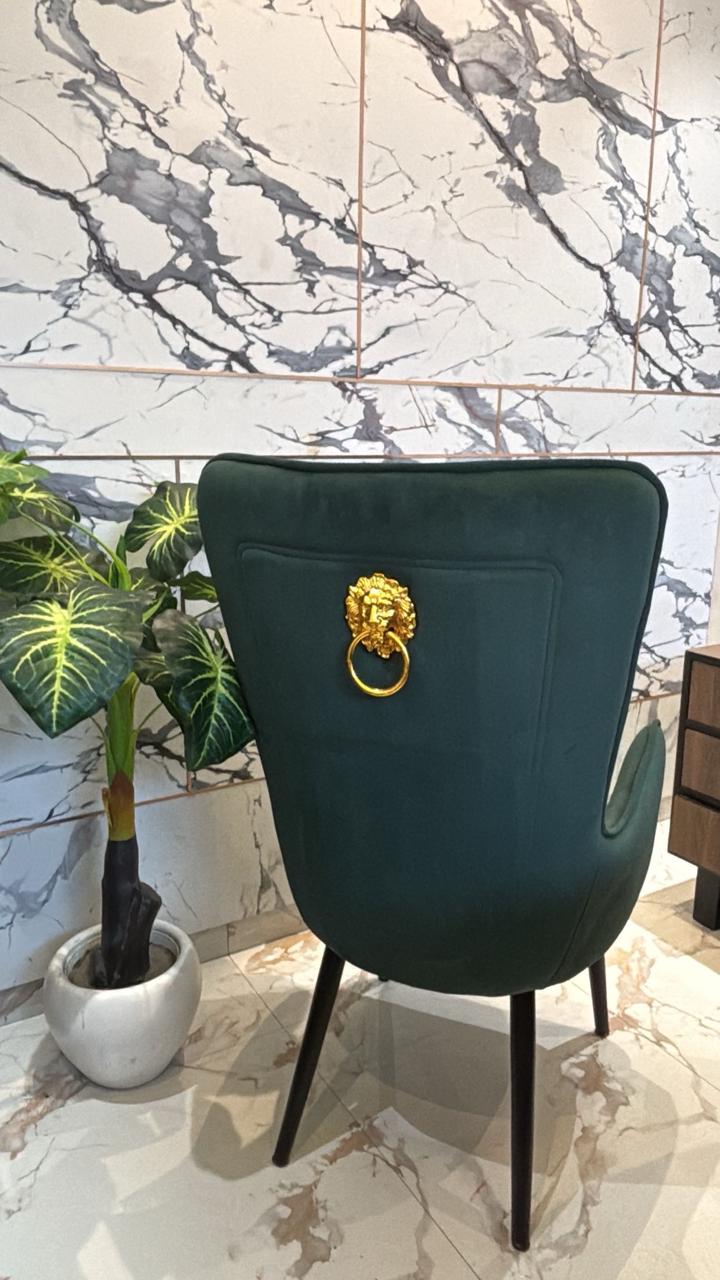 Emerald Luxe Wingback Chair