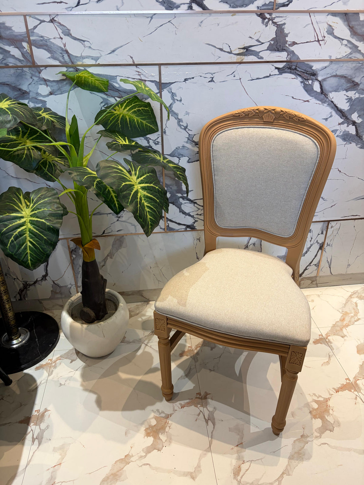 Classic Carved Resin Chair