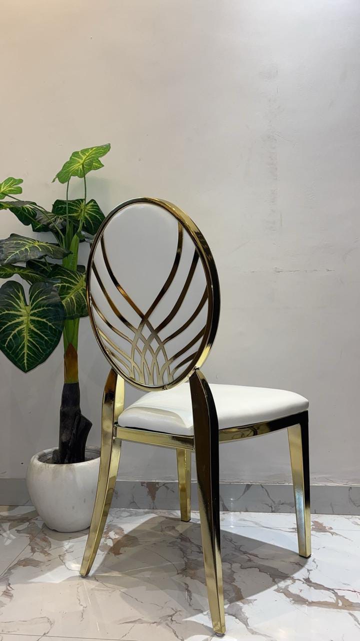 PetalVine Back PVD Chair