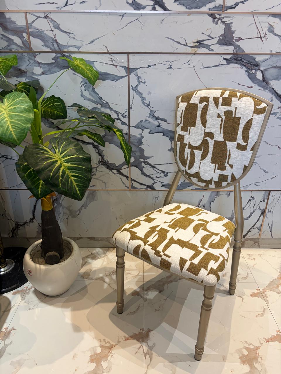 Aurelia Patterned PVD Chair