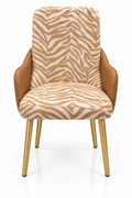 Zebra Luxe Accent Chair