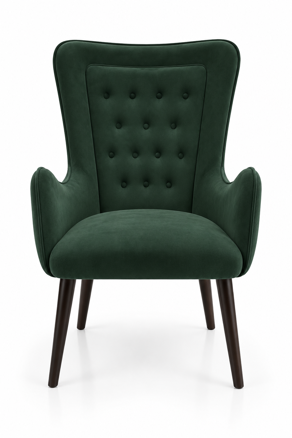 Emerald Luxe Wingback Chair
