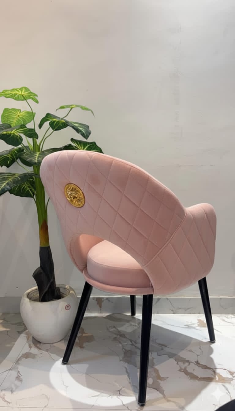 Curved Luxe Accent Chair