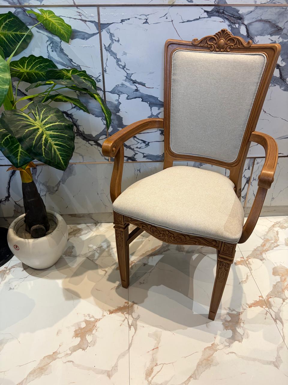 Regal Carved Armchair