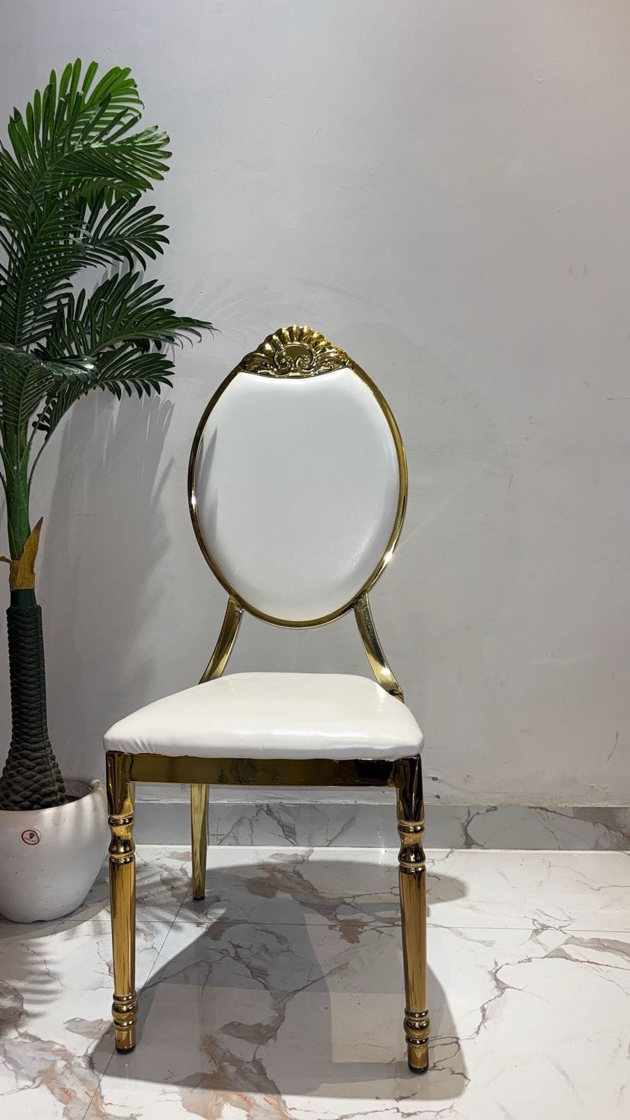 Royal Oval PVD Chair